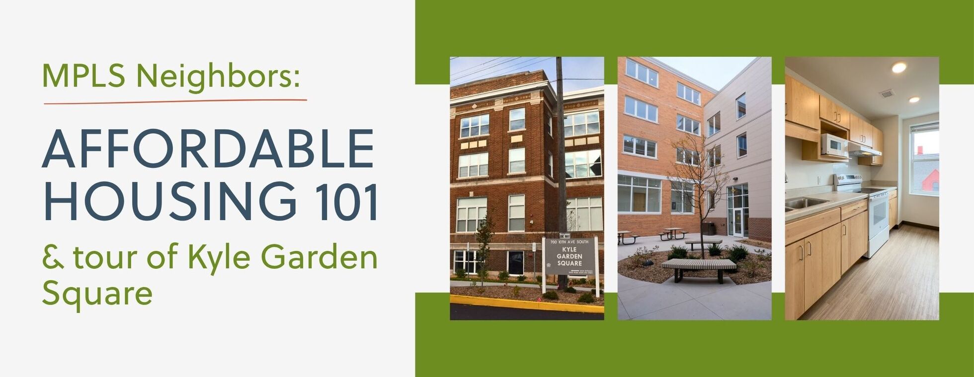 Affordable Housing 101 & Tour of Kyle Garden Square